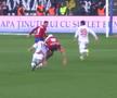FOTO Accidentare Dani Iglesias în CSA Steaua - Dinamo