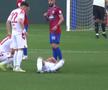 FOTO Accidentare Dani Iglesias în CSA Steaua - Dinamo