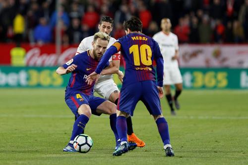 Ivan Rakitic și Leo Messi, în perioada când erau colegi la Barcelona / Foto: Imago