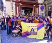 Fanii celor de la Barcelona au făcut show în Sevilla înaintea meciului cu Real Madrid