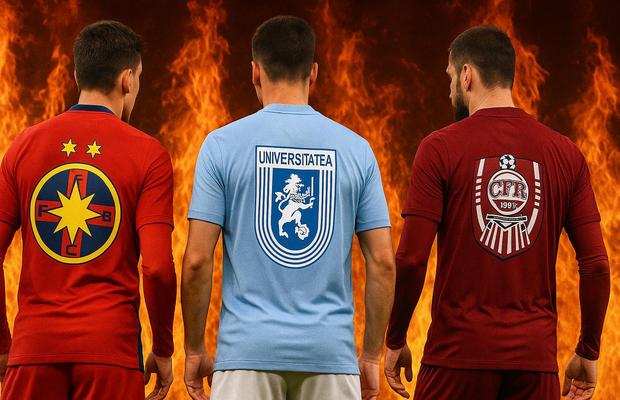 5 etape de foc în play-off-ul din Superligă » Cum arată programul pentru FCSB, Universitatea Craiova și CFR + dezavantaj major pentru clujeni