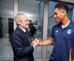 Florentino Perez este la Sevilla alături de jucătorii de la Real Madrid
