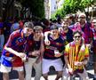 Fanii celor de la Barcelona au făcut show în Sevilla înaintea meciului cu Real Madrid