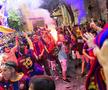 Fanii celor de la Barcelona au făcut show în Sevilla înaintea meciului cu Real Madrid