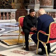 Întâlnirea Trump - Zelenski de la Vatican / Sursă foto: Facebook