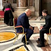 Întâlnirea Trump - Zelenski de la Vatican / Sursă foto: Facebook