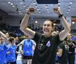 Bojana Popovic, bucuroasă după calificarea lui CSM București în Final 4-ul Ligii Campionilor/Foto: Cristi Preda (GSP.ro)