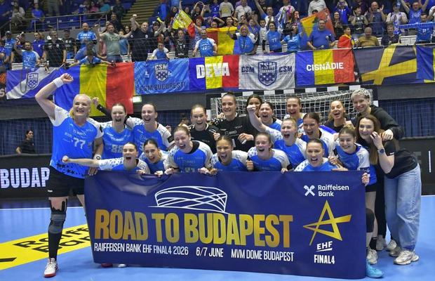 „Budapesta, venim!” » CSM București e din nou, după 8 ani, în Final 4-ul Ligii Campionilor, grație unei prestații magnifice în fața lui Esbjerg