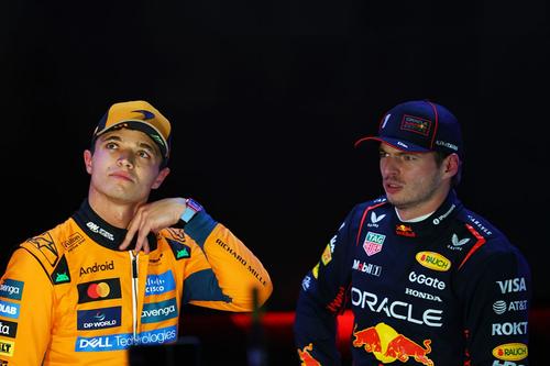 Lando Norris (stânga) și Max Verstappen (dreapta) / foto: Getty Images