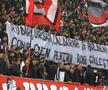 Bannere rasiste afișate la Dinamo - Rapid