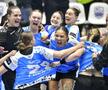 Omoregie, Moreschi, Maslova, Szoke, Ostergaard, Hansen / CSM București, calificare în Final Four-ul Ligii Campionilor / FOTO: Cristi Preda (GSP.ro)