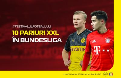 Ai pariuri grase în Bundesliga! Le pui pe toate pe un bilet și ai cota totală 330.0