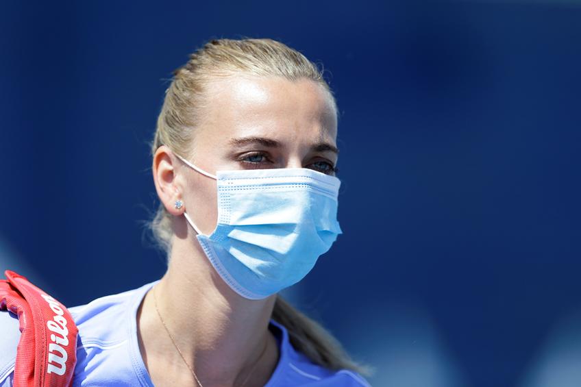 Petra Kvitova la intrarea pe teren FOTO Reuters