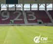 Imagini spectaculoase de la Stadionul Rapid! S-a montat gazonul + imnul echipei a răsunat la stația de amplificare