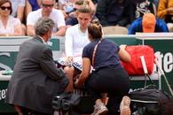 Simona Halep spune că a suferit un atac de panică în timpul meciului cu Zheng: „A fost destul de rău”