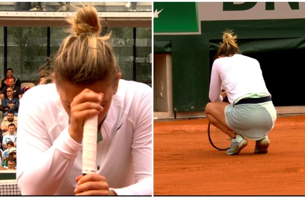 Șocant! Halep cade după setul 1 și este eliminată de o necunoscută în turul 2 la Roland Garros! Contraperformanță egalată după 7 ani