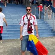 Adrian și Anda Păun, prezenți la meciul care i-a adus primul titlu lui AC Milan după o pauză de 11 ani / Sursă foto: instagram.com/paunadrian95/