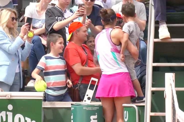 Irina Begu a fost aproape de descalificare în meciul cu Ekaterina Alexandrova / Captură Eurosport