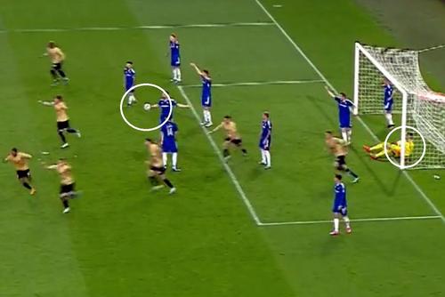 La golul de 3-3, o minge era în poartă, alta pe în careu