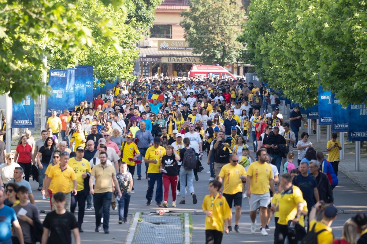 Record istoric pe Arena Nationala la meciul Generatiei de Aur