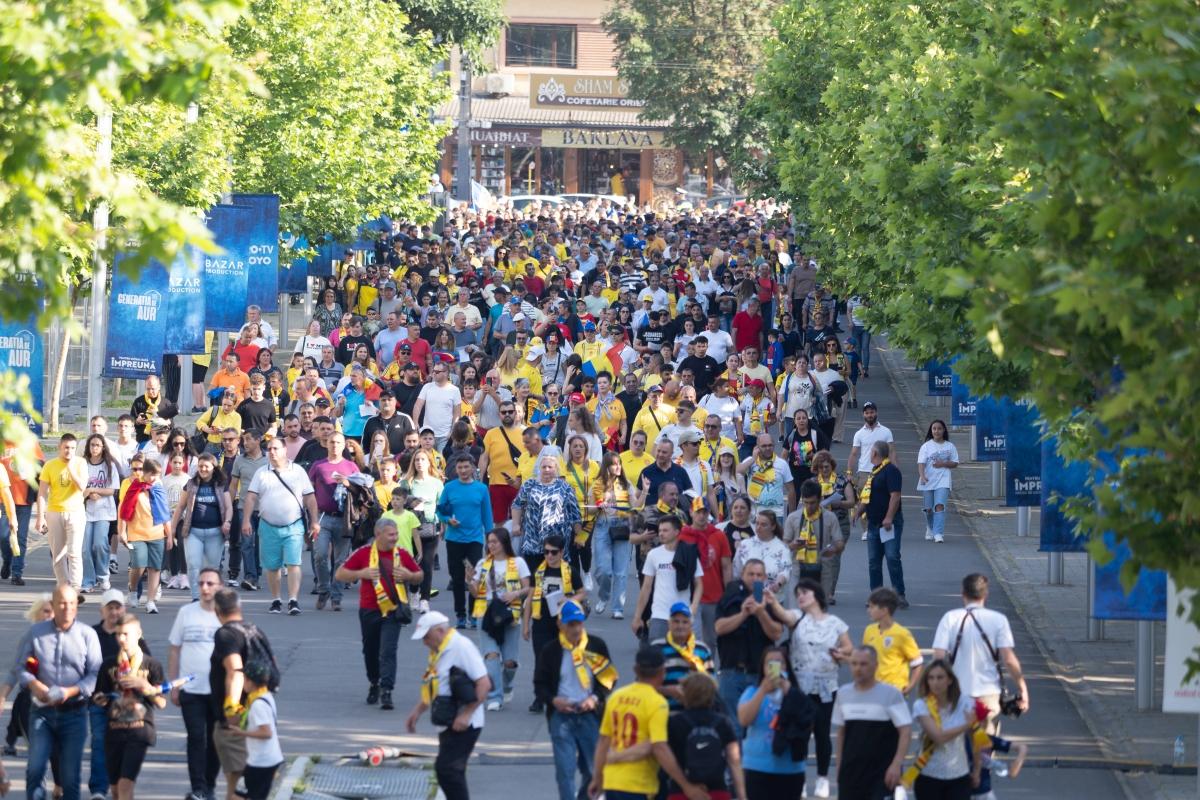 Mii de copii au „invadat” Arena Națională! Jucătorii au rămas WOW: „Nu mă aşteptam la aşa ceva”