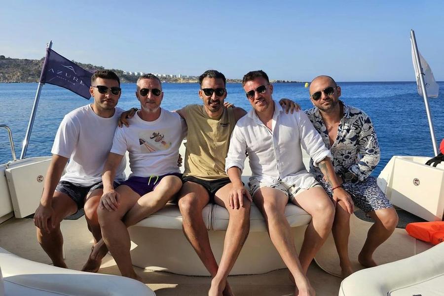 Fotografia postată de Mihai Stoica pe rețelele de socializare Mihai Stoica, în vacanță cu Elias Charalambous » Unde s-au relaxat după titlul cu FCSB
