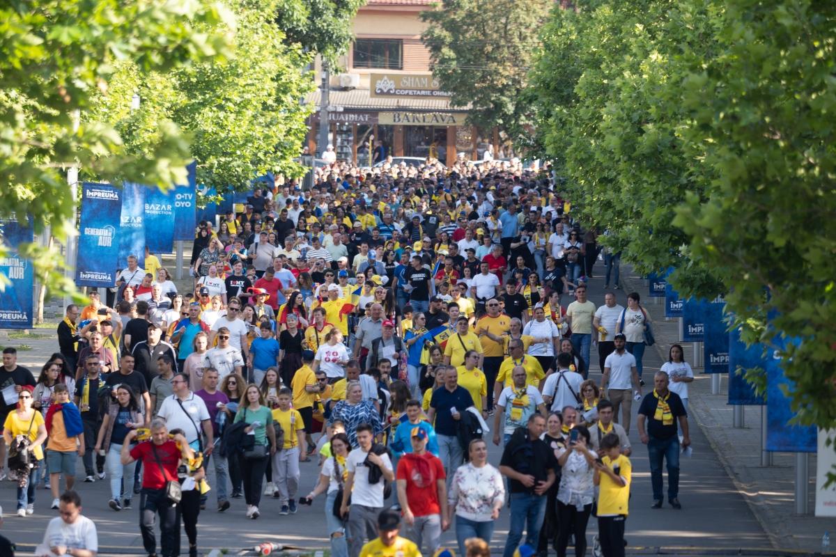 Record istoric pe Arena Nationala la meciul Generatiei de Aur