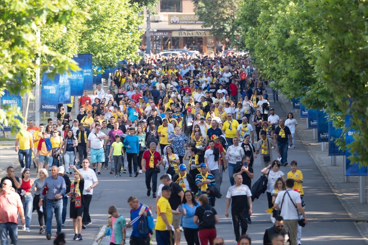 Record istoric pe Arena Nationala la meciul Generatiei de Aur