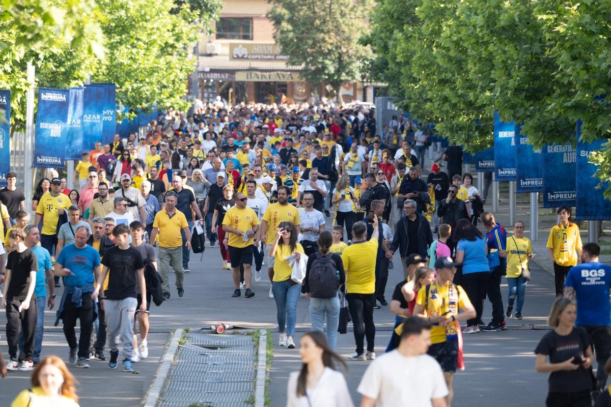 Record istoric pe Arena Nationala la meciul Generatiei de Aur
