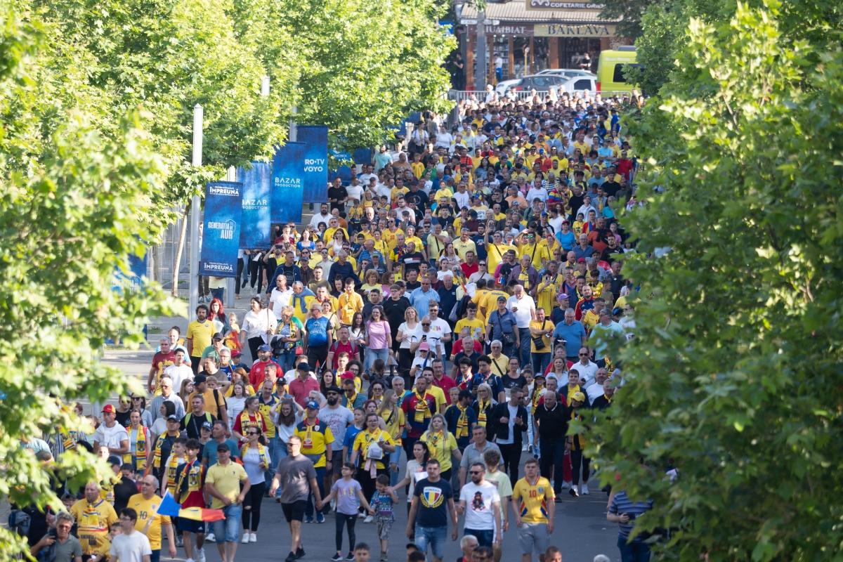 Record istoric pe Arena Nationala la meciul Generatiei de Aur