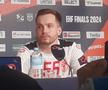 Înmărmurit în conferință! Golgeterul lui Dinamo, afectat vizibil de eșecul din Final Four