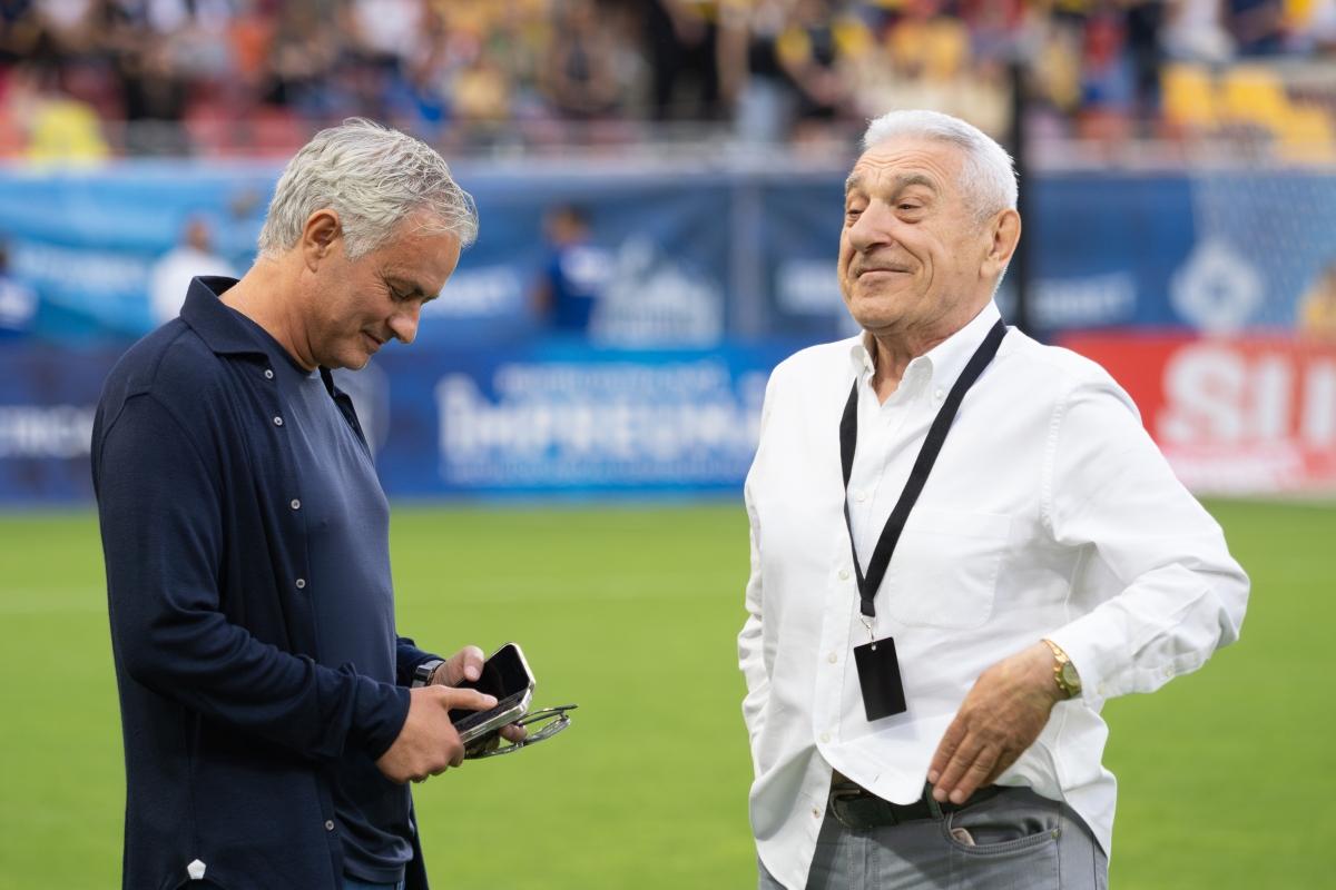 Jose Mourinho pe Arena Nationala