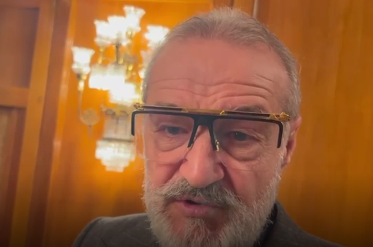 Gigi Becali, prezent la ceremonia de învestire a lui Nicușor Dan