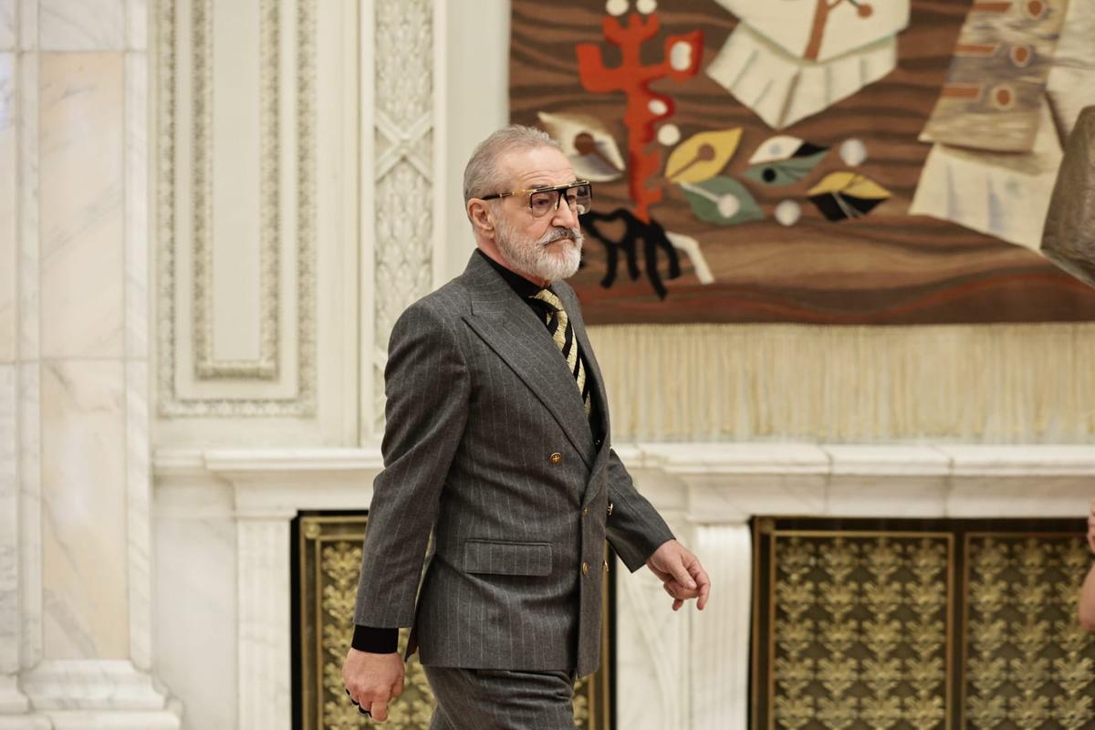 Gigi Becali, prezent la ceremonia de învestire a lui Nicușor Dan