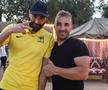 Ion Burchi, alături de Karim Benzema, omul căruia îi face masaj de doi ani încoace Foto: colecție personală