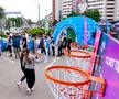 A plouat cu coșuri la Sport Arena Streetball Iași! Sute de participanți au făcut spectacol pe terenurile de baschet