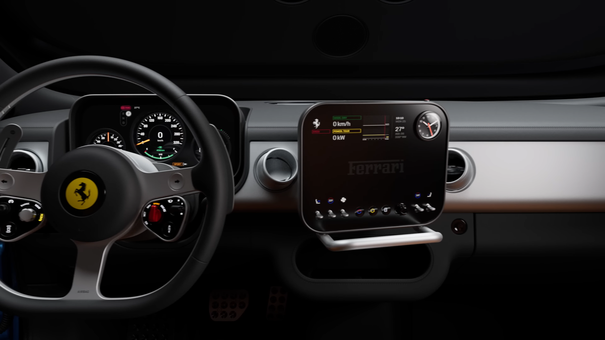 Ferrari a prezentat primul model electric din istorie