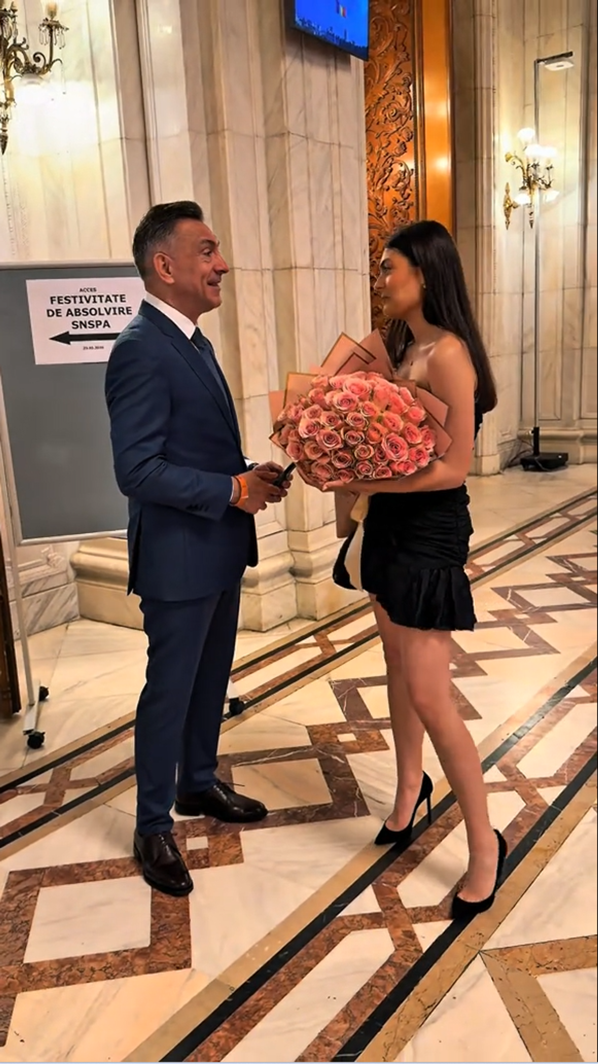 Ilie Dumitrescu i-a fost alături fiicei lui la ceremonia de absolvire a facultății: „Am trăit niște momente de nedescris”