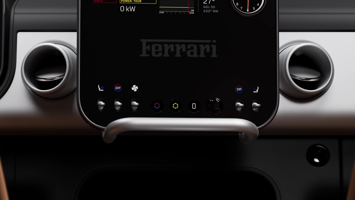 Ferrari a prezentat primul model electric din istorie