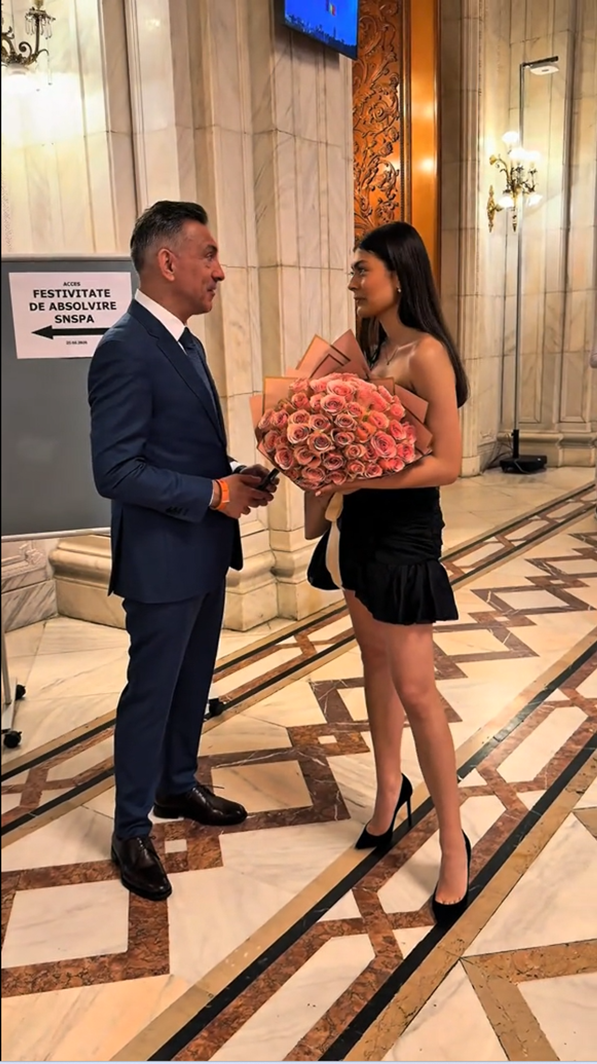 Ilie Dumitrescu i-a fost alături fiicei lui la ceremonia de absolvire a facultății: „Am trăit niște momente de nedescris”