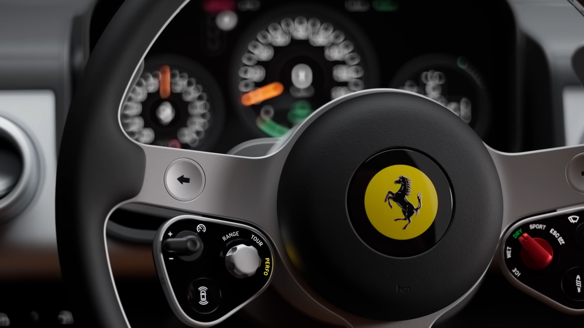 Ferrari a prezentat primul model electric din istorie