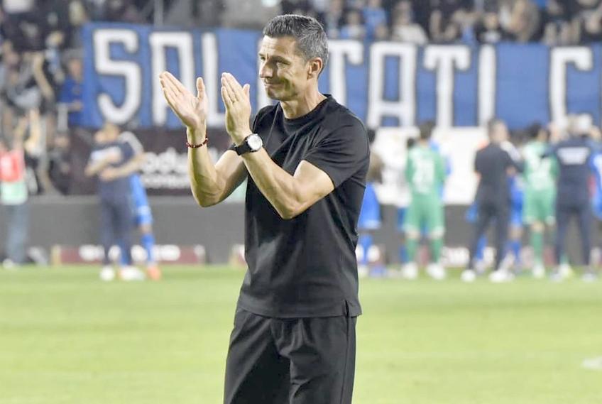 Costel Gâlcă, la ultimul meci pe banca Rapidului // FOTO: Cristi Preda (GSP.ro)