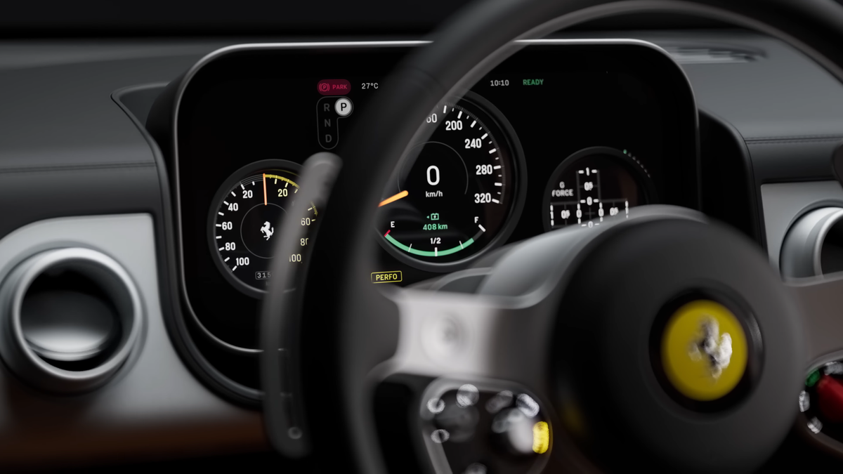 Ferrari a prezentat primul model electric din istorie