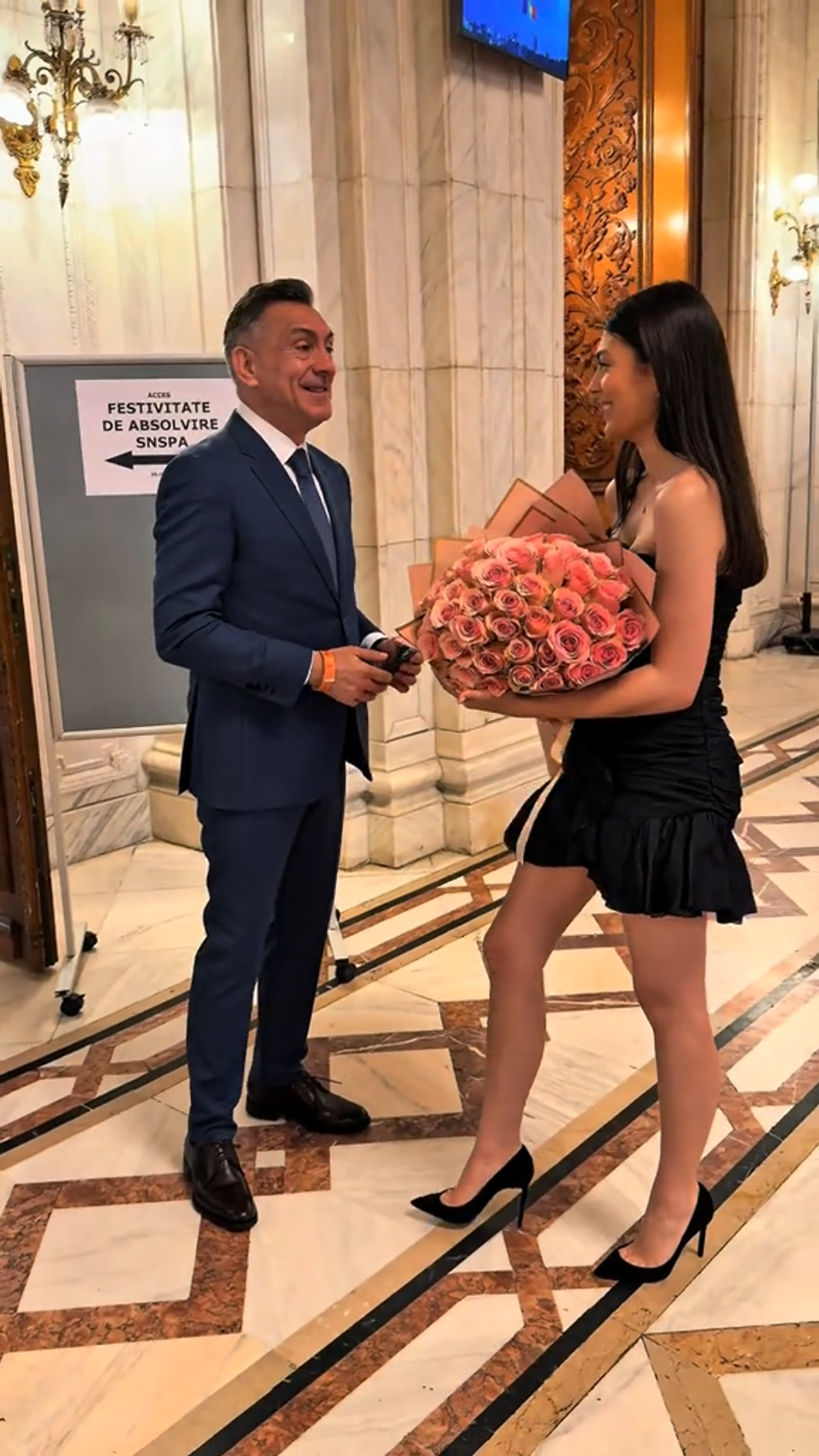 Ilie Dumitrescu i-a fost alături fiicei lui la ceremonia de absolvire a facultății: „Am trăit niște momente de nedescris”