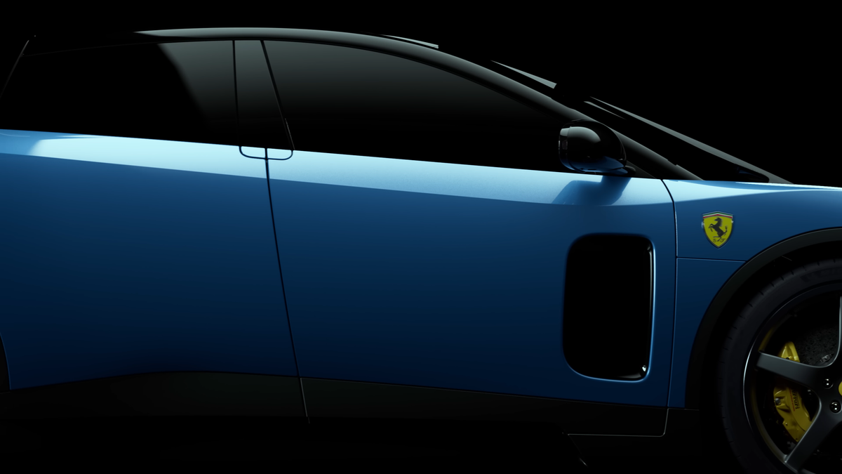 Ferrari a prezentat primul model electric din istorie