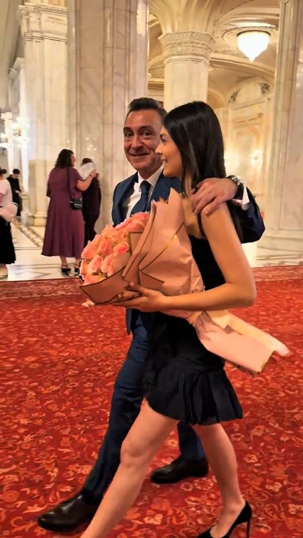 Ilie Dumitrescu i-a fost alături fiicei lui la ceremonia de absolvire a facultății: „Am trăit niște momente de nedescris”