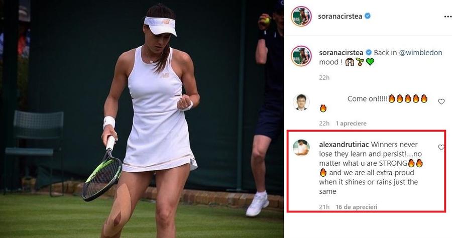 Ion Ion Țiriac i-a scris Soranei Cîrstea » Mesajul trimis pe Instagram: „Ține minte asta, indiferent ce se întâmplă”
