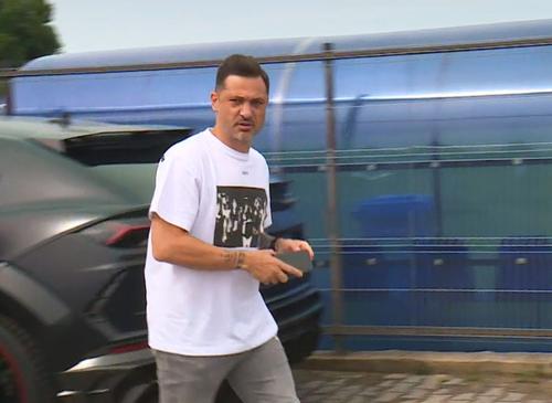 CSA Steaua a pierdut meciul amical disputat astăzi împotriva celor de la Academica Clinceni, scor 1-2. Selecționerul Mirel Rădoi a fost prezent în Ghencea. FOTO: Captură TV @Telekom Sport