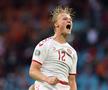 Danemarca a învins-o pe Țara Galilor în „optimi”, scor 4-0, și e prima echipă calificată în sferturile de finală Euro 2020.