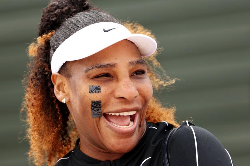 Serena Williams, la un antrenament susținut înainte de Wimbledon / Sursă foto: Guliver/Getty Images